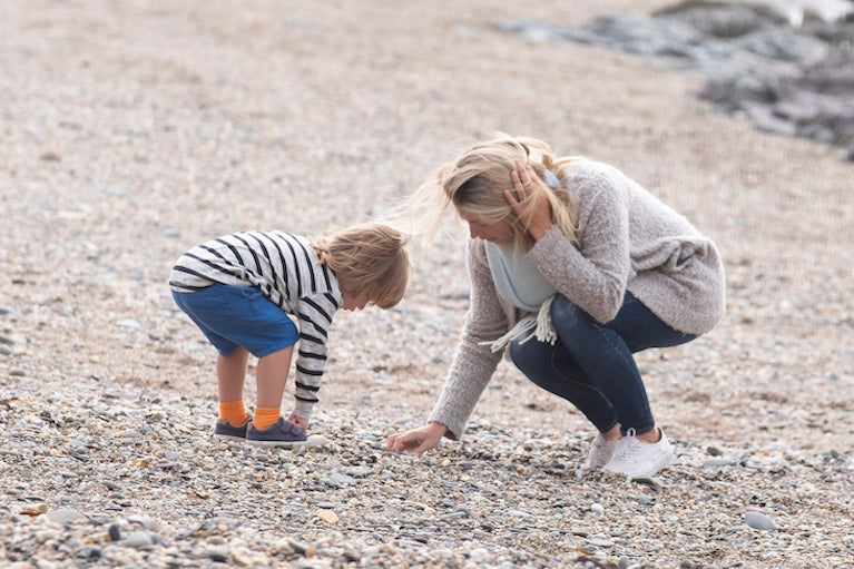 limpet shell hunting in cornwall