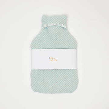 Hug in a Bottle - Wool Hot Water Bottle, Light Duck Egg – Atlantic Blankets