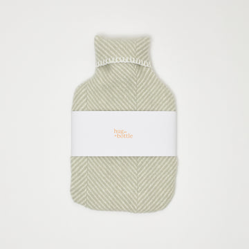 Hug in a Bottle - Wool Hot Water Bottle, Harbour Mist – Atlantic Blankets