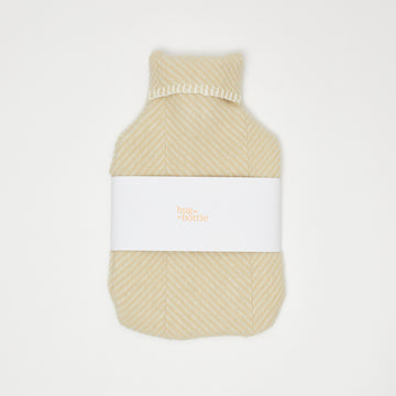 Hug in a Bottle - Wool Hot Water Bottle, Sand Dune – Atlantic Blankets