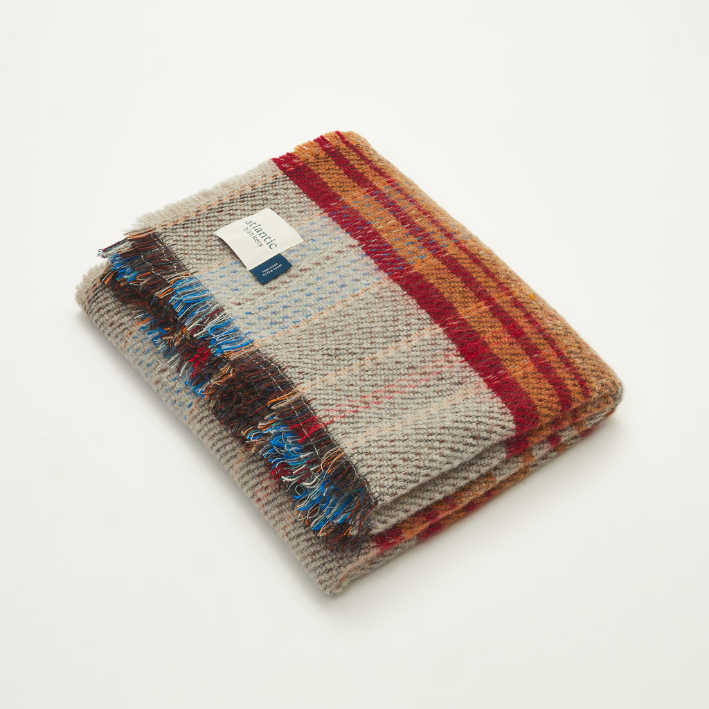 Random Recycled Wool Blanket | Atlantic Blankets