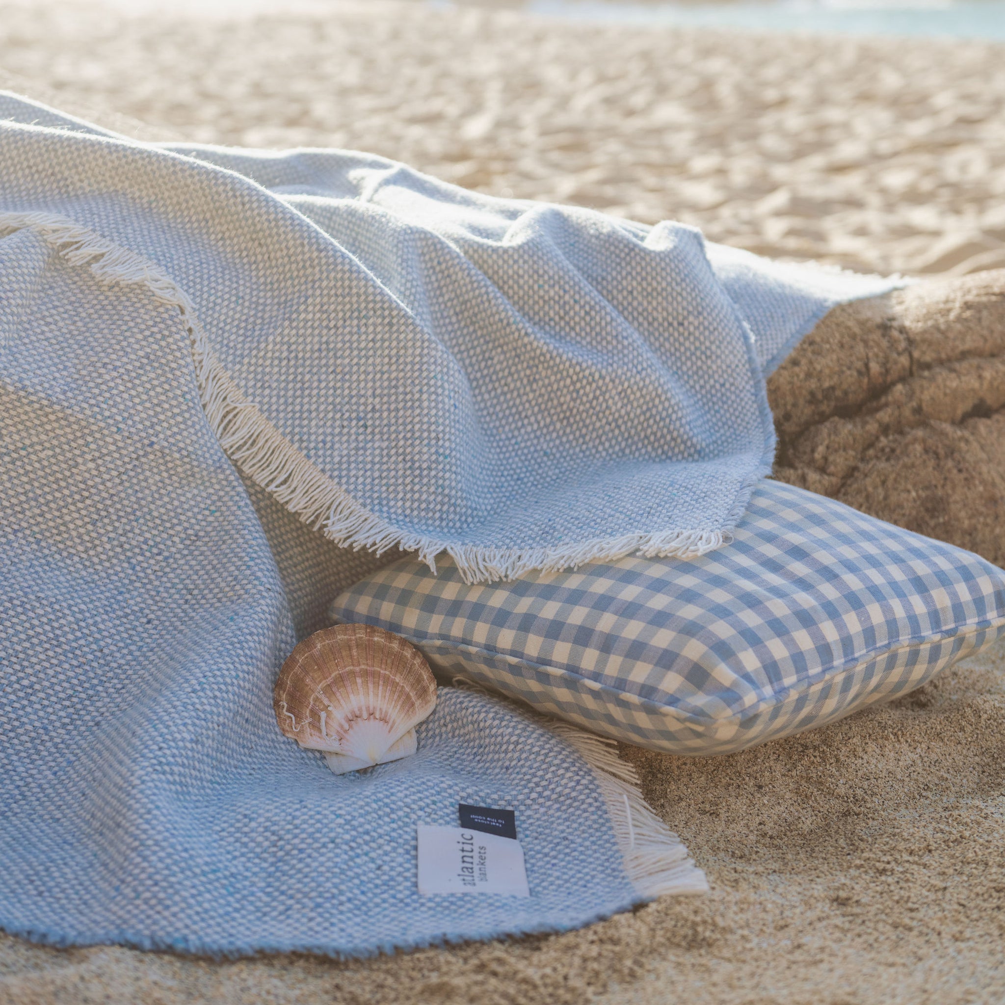 Recycled Wool Blanket Picnic Rug Atlantic Blankets1