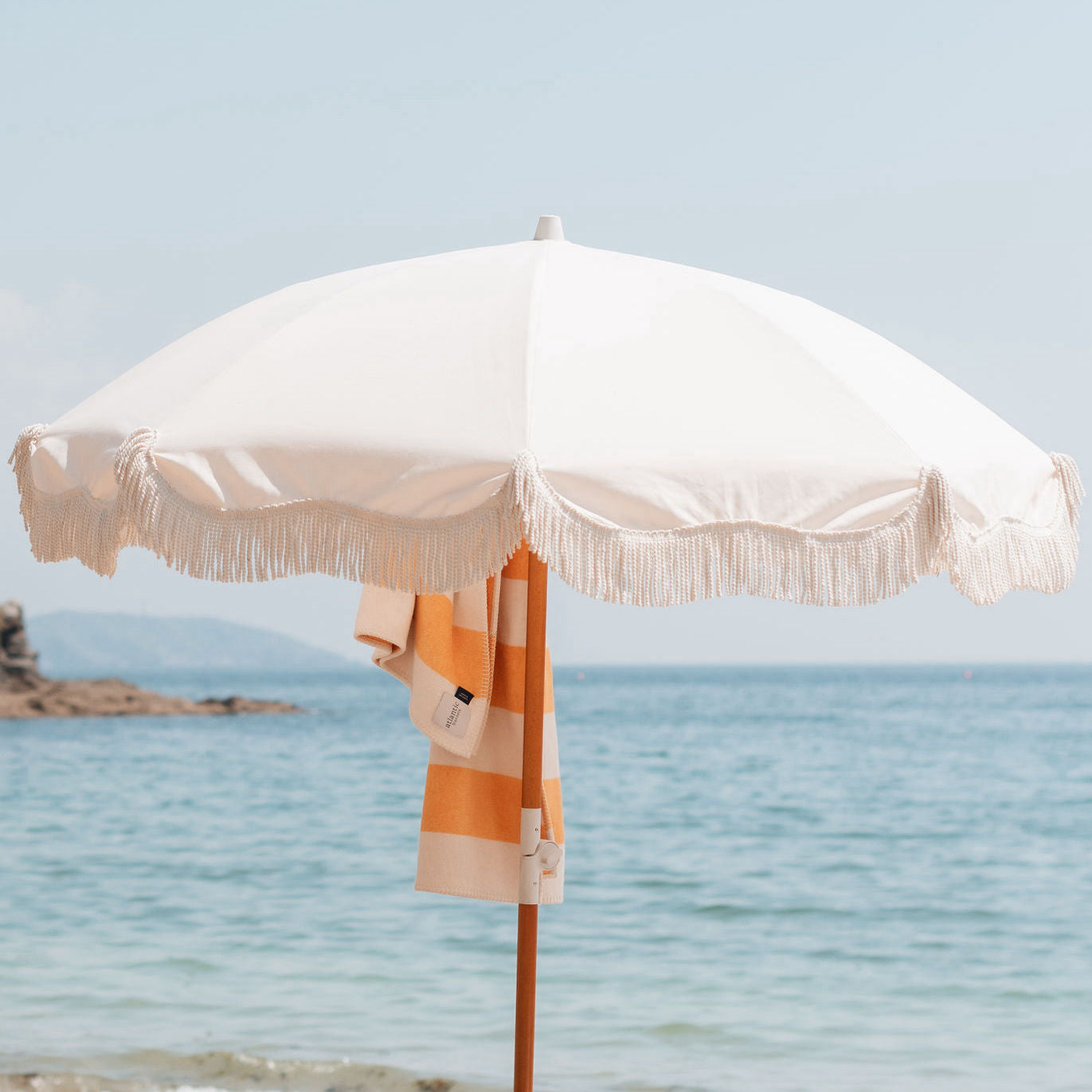 Recycled Cotton Blanket Sunset Stripe Atlantic Blankets