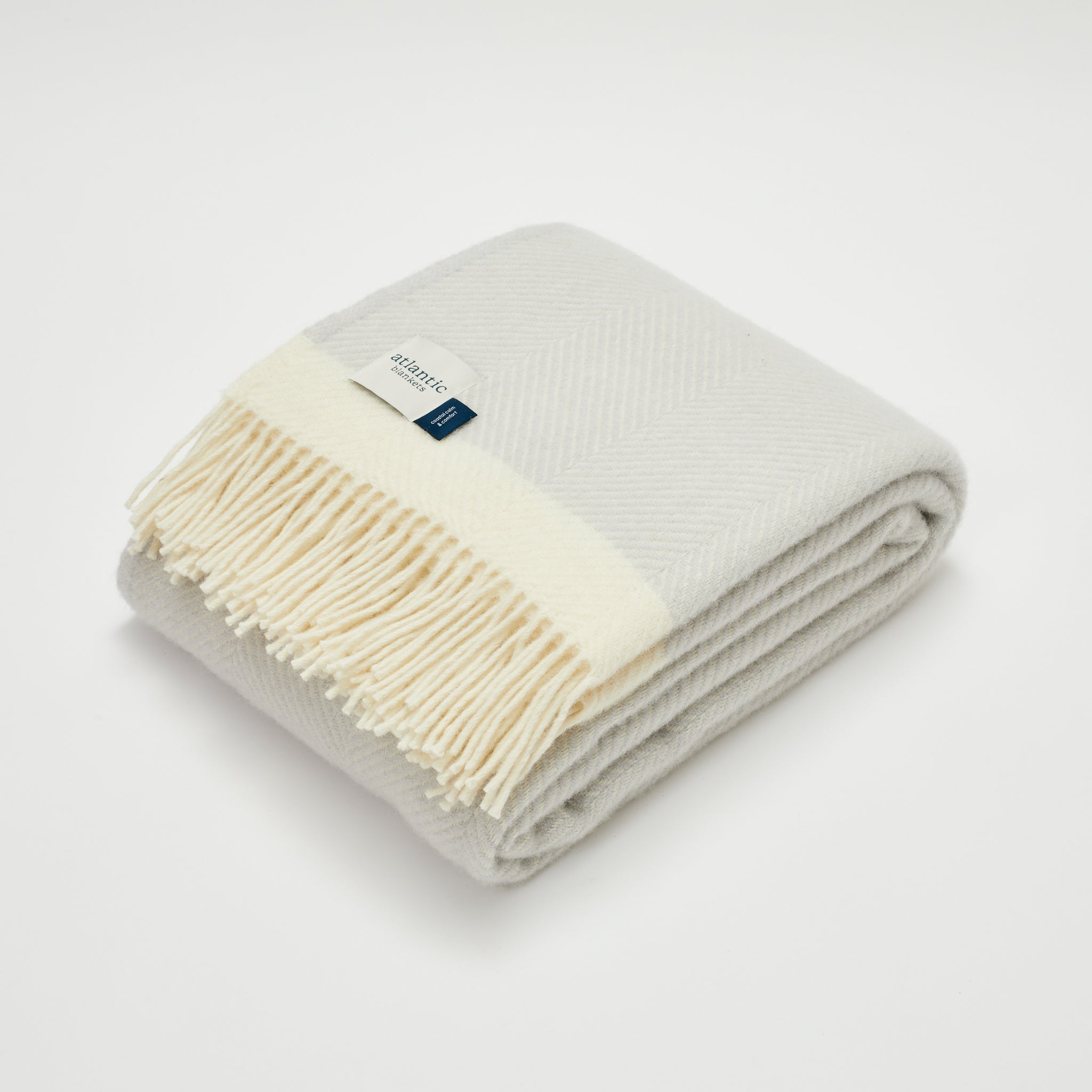Grey herringbone throw blanket best sale